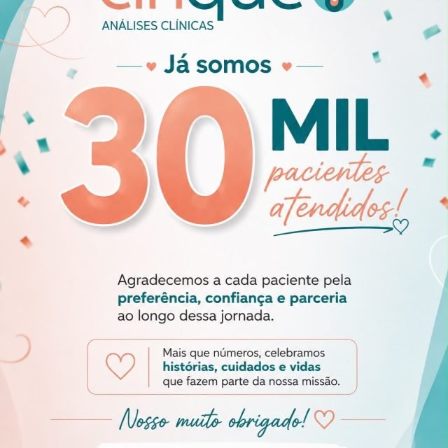 Sonho que se sonha junto é realidade! Nosso muito obrigado a todos os nossos pacientes, parceiros, médicos e a toda equipe CINQUE! São mais de 30mil pacientes atendidos e cada um deles com todo carinho que merecem! VEM PRO CINQUE!